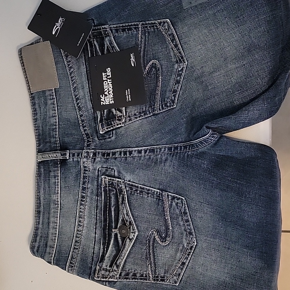 Silver jeans